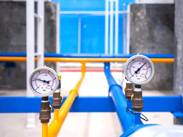 Teste de estanqueidade de gá